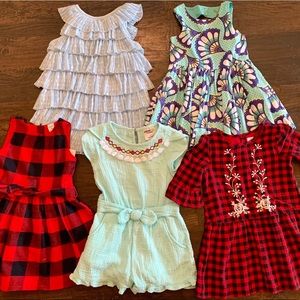 Four dresses and a romper for $40!